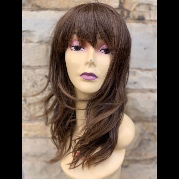 Petite Brunette Long layers Wig Small cap 2020